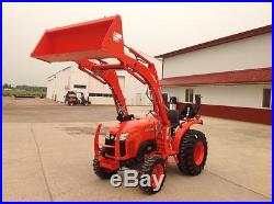 2015 KUBOTA L2501 MFWD COMPACT TRACTOR WITH LOADER 3 YEAR WARRANTY