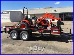2015 Kioti Tractor CK-2510hb with front end loader. Trailer Package
