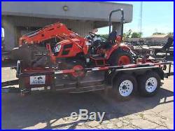 2015 Kioti Tractor CK-2510hb with front end loader. Trailer Package