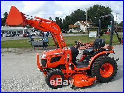 2015 Kubota B2620 4x4 / Loader / Belly Mower / Nationwide Shipping Available