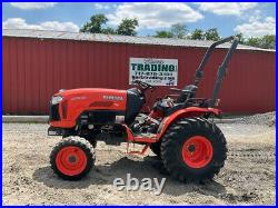 2015 Kubota B2650 4x4 Hydro 26hp Compact Tractor Only 400 Hours