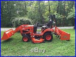 2015 Kubota BX2670 4x4 Hydro Compact Tractor With Loader! Only 38 Hrs 60' Mower