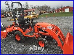 2015 Kubota BX2670 4x4 Hydro Compact Tractor With Loader & Tiller! Only 15 Hours