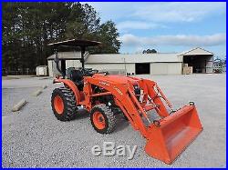 2015 Kubota L3901 4WD TRACTOR WITH LOADER 38 HORSEPOWER GOOD CONDITION