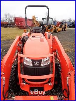 2015 Kubota L3901 Tractor with Front Loader, 4WD, Hydro, R4 tires, 39HP, 215 hours