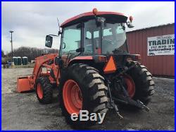 2015 Kubota L4240 4x4 Hydro Compact Tractor with Cab & Loader Only 500 Hours