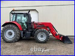 2015 MASSEY FERGUSON 7715 DYNA-4 TRACTOR With LOADER, CAB, 4X4, 3 REMOTES, 711 HRS