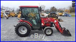 2015 Mahindra 3616 4x4 Compact Tractor with Cab & Loader