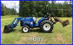 2015 New Holland 110TL Workmaster 40 4x4 Hydrostatic Front End Loader Low Hours