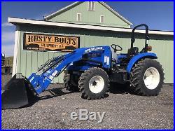 2015 New Holland Boomer 41 4x4 Compact Tractor Loader Low Hours. Cheap Ship