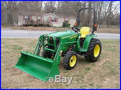 2016 John Deere 3032e 4 X 4 Loader Tractor Only 35 Hours