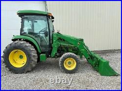 2016 JOHN DEERE 4052R TRACTOR With LOADER, CAB, 4X4, HYDRO, HEAT A/C, 561 HOURS
