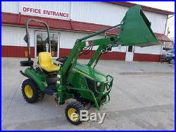 2016 John Deere 1023e Mfwd Compact Tractor With Loader 1 Hour Hydro Transmission