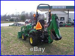 2016 John Deere 1025 R 4 X 4 Loader Backhoe Tractor