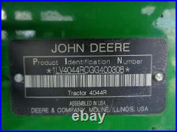 2016 John Deere 4044R Tractor, Cab/Heat/Air, 4WD, JD H180 Loader, Hydro, 308 Hrs
