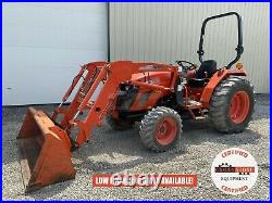 2016 KIOTI DS4110 TRACTOR With LOADER, 2 POST ROPS, 4X4, 540 PTO, 41 HP, 361 HOURS