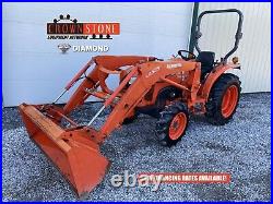 2016 KUBOTA L2501 TRACTOR With LOADER, 306 HRS, 4WD, 8F/4R GEARS, 24.8 HP DIESEL