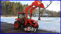 2016 KUBOTA M7060 4X4 UTILITY TRACTOR With CAB & LOADER 60 HOURS 70HP DIESEL 12/12
