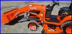2016 Kubota BX25DLB Compact Loader Tractor WithMower & Backhoe 147 Hours! Nice