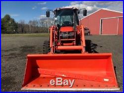 2016 Kubota M6060 Tractor Cab AC Diesel 4x4 3 Point Hitch Counter Weight Farm Ag