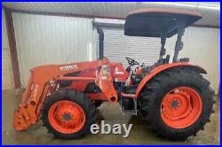 2016 Kubota M7060 Hd 4x4 Tractor Loader With La1154 Loader, Front Aux
