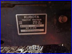 2016 Kubota MX4800 Tractor, 4WD, Hydro, LA1065 Loader with SSL QA, 1,604 Hours