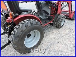 2016 Mahindra Max 26xl Tractor With Loader 4wd Kubota Good Condition