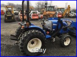 2016 New Holland Workmaster 33 4x4 Hydro Compact Tractor with Loader Only 177Hrs