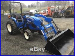 2016 New Holland Workmaster 37 4x4 Diesel Compact Tractor with Loader Only 100Hrs