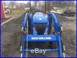2016 New Holland Workmaster 37 4x4 Diesel Compact Tractor with Loader Only 100Hrs