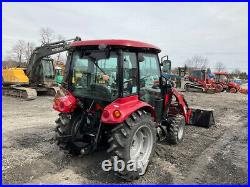 2017 Case IH Farmall D40 4x4 Hydro Compact Tractor with Cab & Loader Only 282Hrs