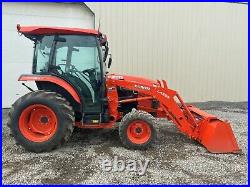 2017 KUBOTA L3560 TRACTOR With LOADER, CAB, 4X4, 540 PTO, 174 HOURS, 6 SPEED HYDRO