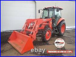 2017 KUBOTA M7060HDC TRACTOR With LOADER, CAB, 831 HRS, LHR, 4X4, 540 PTO, HEAT AC