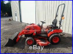 2017 Kioti Cs2210 Compact Loader Tractor 4x4 Belly Mower 3 Pt 540 Pto 57 Hours