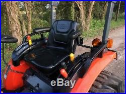 2017 Kubota B2650 Tractor, LA534 Loader 4WD Hydro 72 Belly Mower only 170 hours