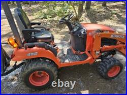2017 Kubota BX2370 4WD Utility Ag Tractor Farm Loader Mid PTO Bucket