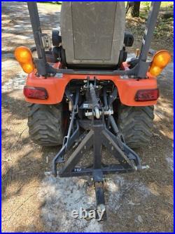 2017 Kubota BX2370 4WD Utility Ag Tractor Farm Loader Mid PTO Bucket