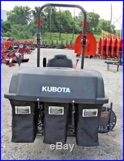 2017 Kubota BX2670 4WD Tractor, 54 Deck, LA243 Loader, 3 Bagger Blower, 37hrs