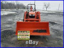 2017 Kubota L4701 Compact Loader Tractor WithBackhoe Only 77 Hours! Warranty