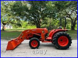 2017 Kubota L4701 Farm Tractor 4x4 Open Cab Low Hours 3rd Function