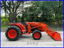 2017 Kubota L4701 Farm Tractor 4x4 Open Cab Low Hours 3rd Function