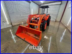 2017 Kubota M5140 Orops Tractor Loader With 1 Rear Remote