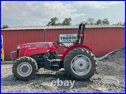 2017 Massey Ferguson 2604H 4x4 50hp Utility Tractor with 1 Remote Only 400Hrs