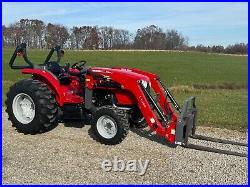 2017 Massey Ferguson 2705E 4x4 diesel utility tractor with loader 4wd