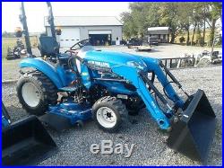 2017 NEW HOLLAND BOOMER 24 COMPACT TRACTOR With LOADER & MOWER! 9.7 HRS! HYDRO
