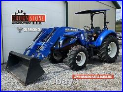 2017 NEW HOLLAND POWERSTAR T4.75 TRACTOR With LOADER, 192 HRS, 4WD, 74 HP DIESEL