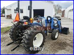 2017 NEW HOLLAND WORKMASTER 35 COMPACT TRACTOR With LOADER, 4X4, 540 PTO, 79 HRS