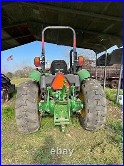 2018 JOHN DEERE 5055E Utility Tractor MFWD with LOADER/CANOPY/HAY SPEAR & GRAPPLE