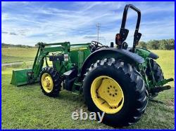 2018 JOHN DEERE 5100M open station with loader