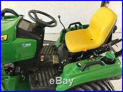 2018 John Deere 1023E Tractor with Mower Deck and Loader